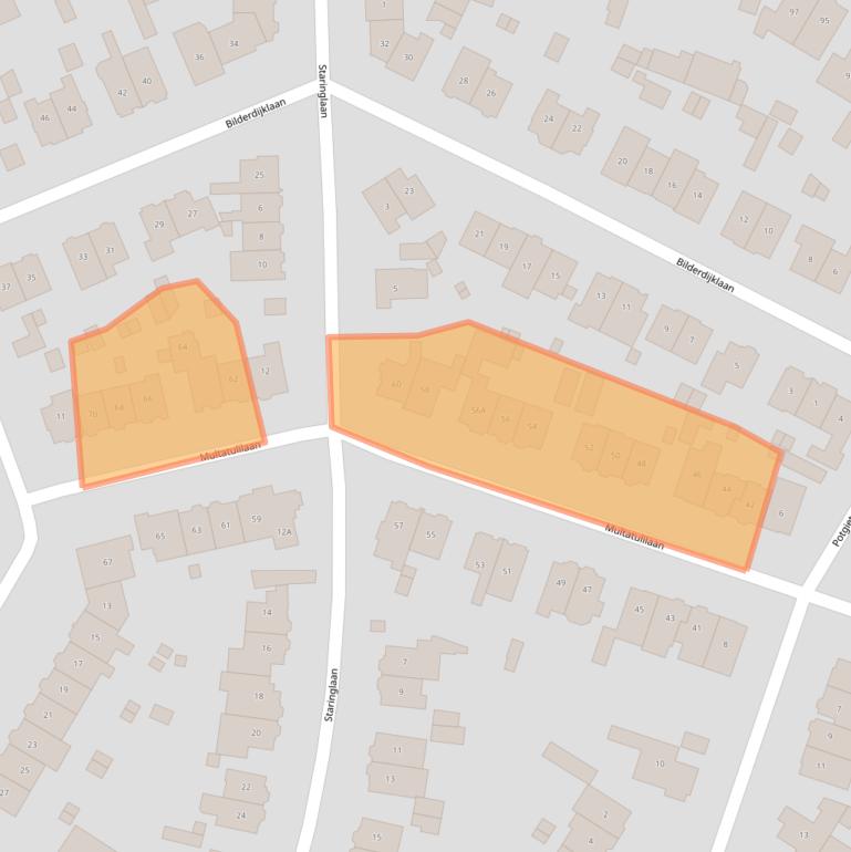 Kaart van postcodegebied 1215BK.