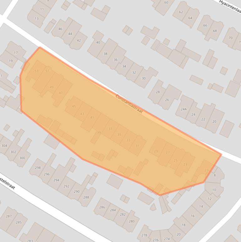 Kaart van postcodegebied 1215CH.