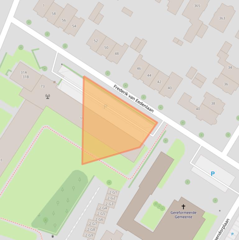 Kaart van postcodegebied 1215EL.