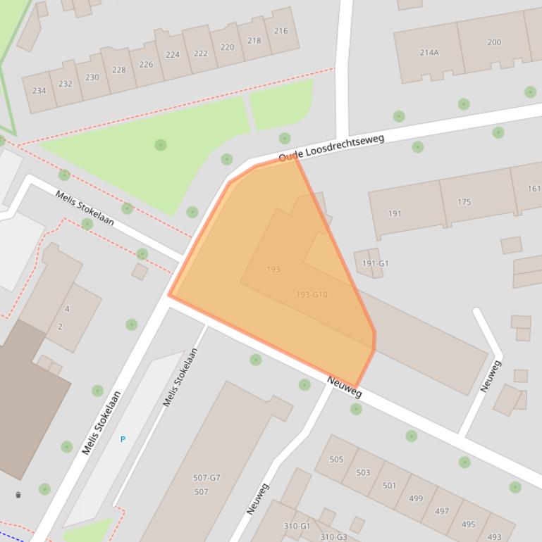 Kaart van postcodegebied 1215HG.