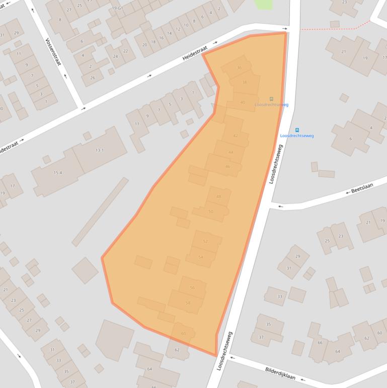 Kaart van postcodegebied 1215JX.