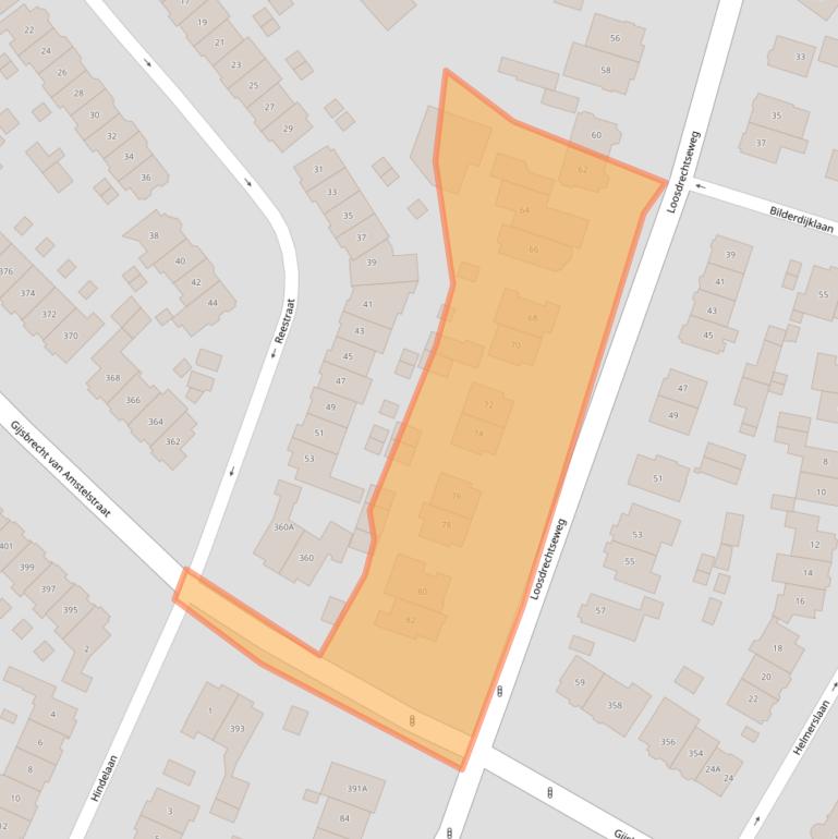 Kaart van postcodegebied 1215JZ.