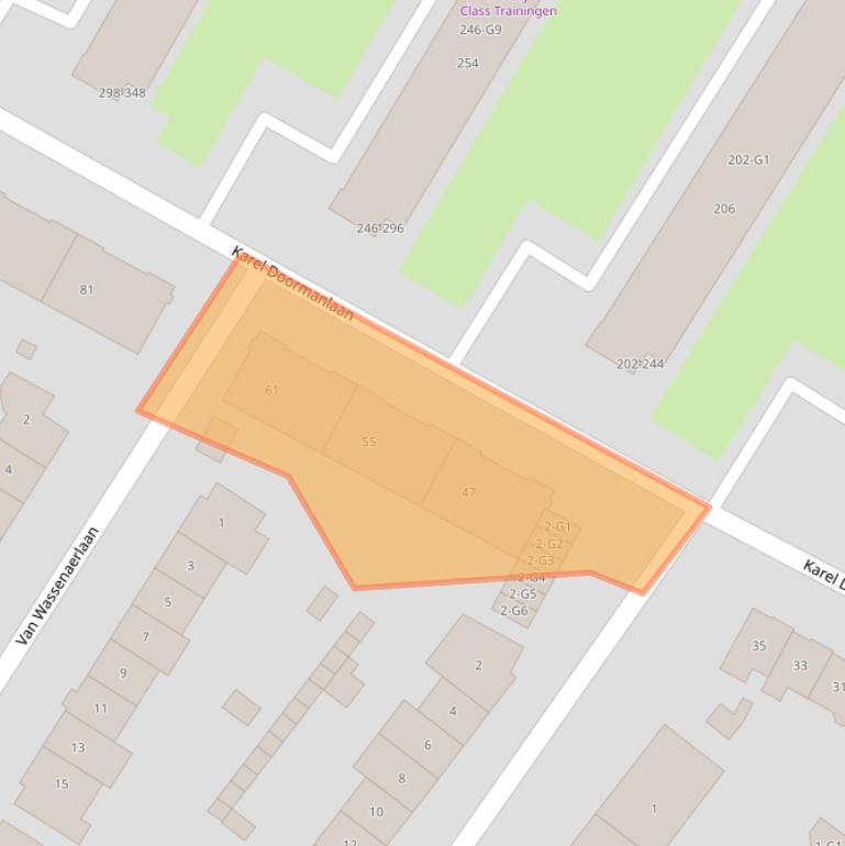 Kaart van postcodegebied 1215NK.