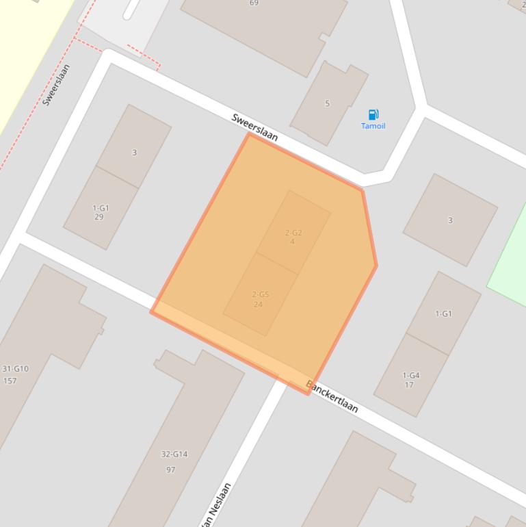 Kaart van postcodegebied 1215PM.