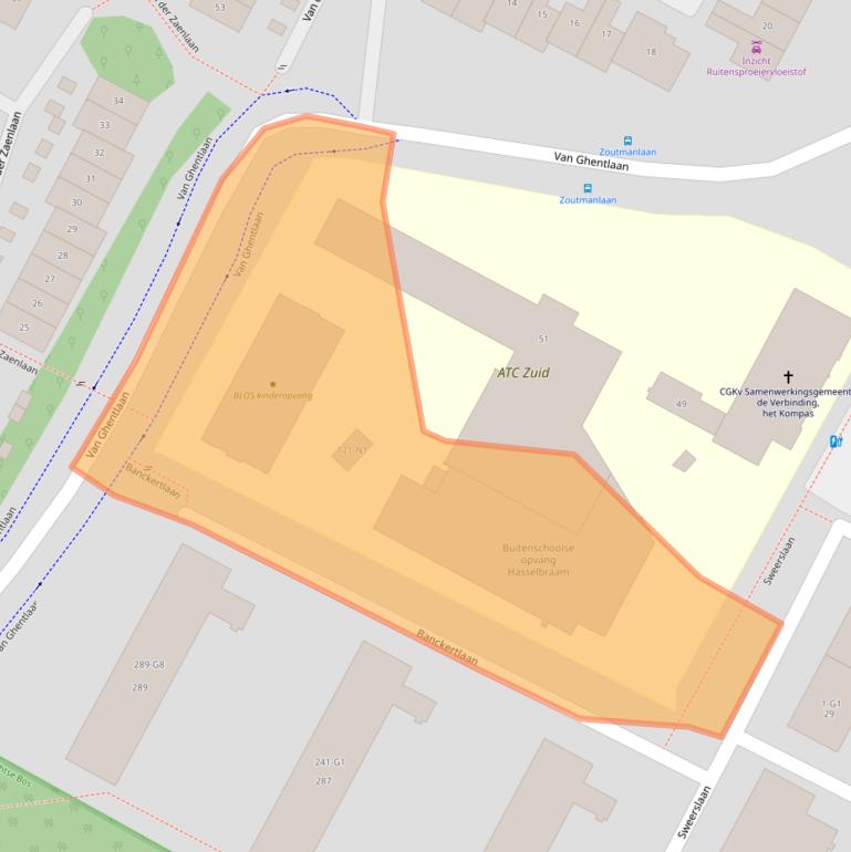 Kaart van postcodegebied 1215RH.