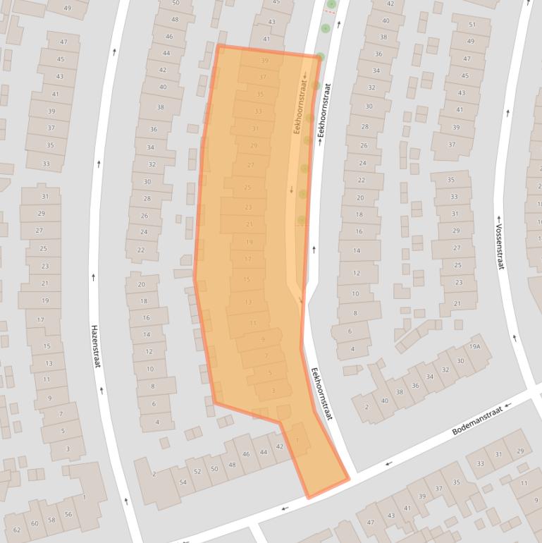 Kaart van postcodegebied 1216AP.