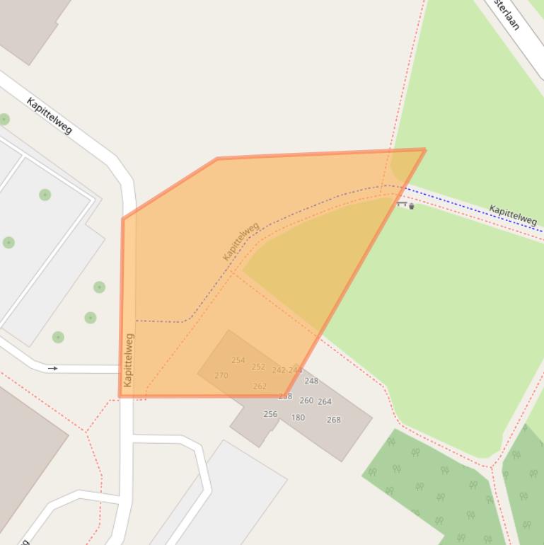 Kaart van postcodegebied 1216JL.