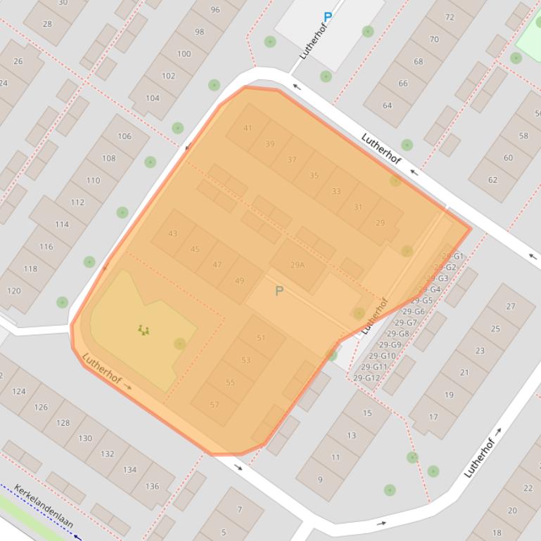 Kaart van postcodegebied 1216KR.