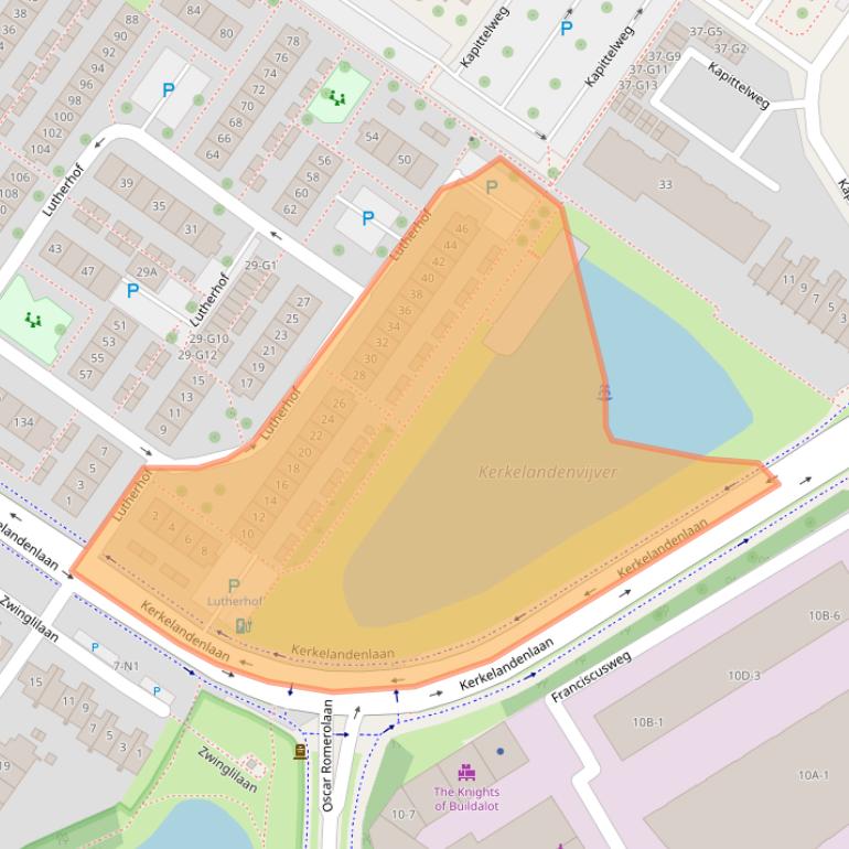 Kaart van postcodegebied 1216KS.