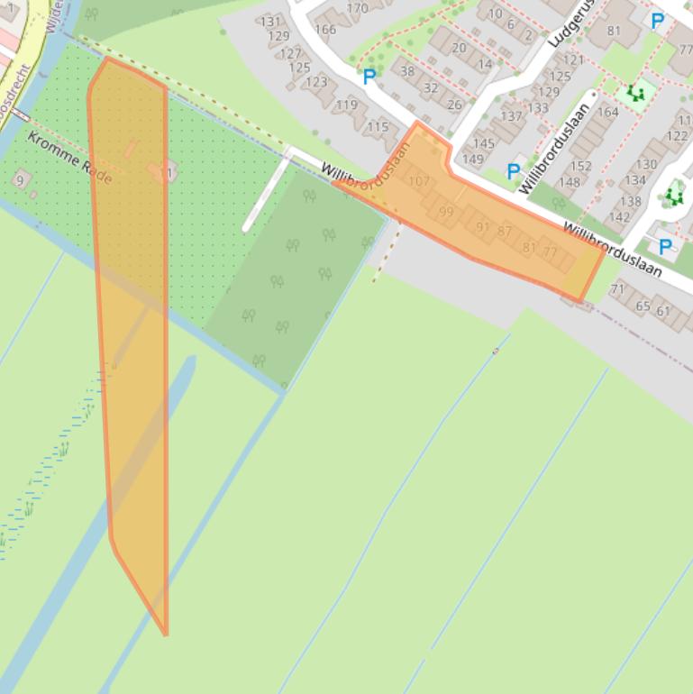 Kaart van postcodegebied 1216PA.