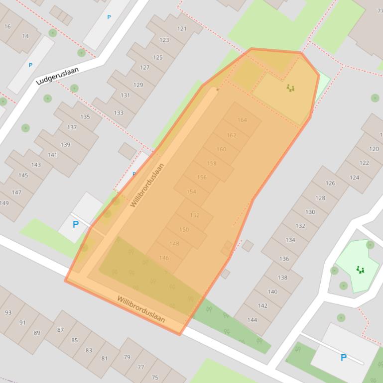 Kaart van postcodegebied 1216PE.