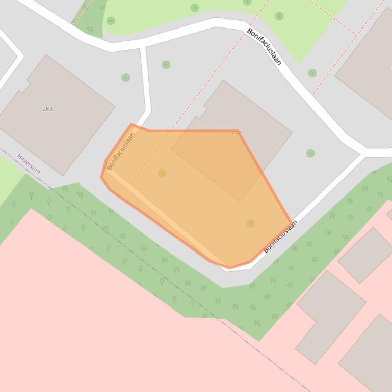 Kaart van postcodegebied 1216PM.