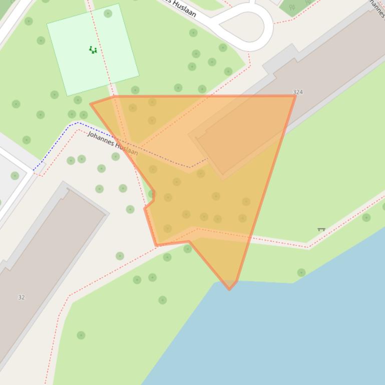 Kaart van postcodegebied 1216RH.