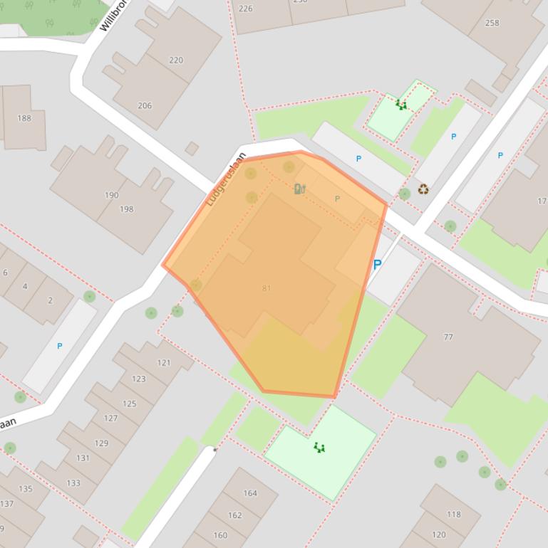 Kaart van postcodegebied 1216SX.