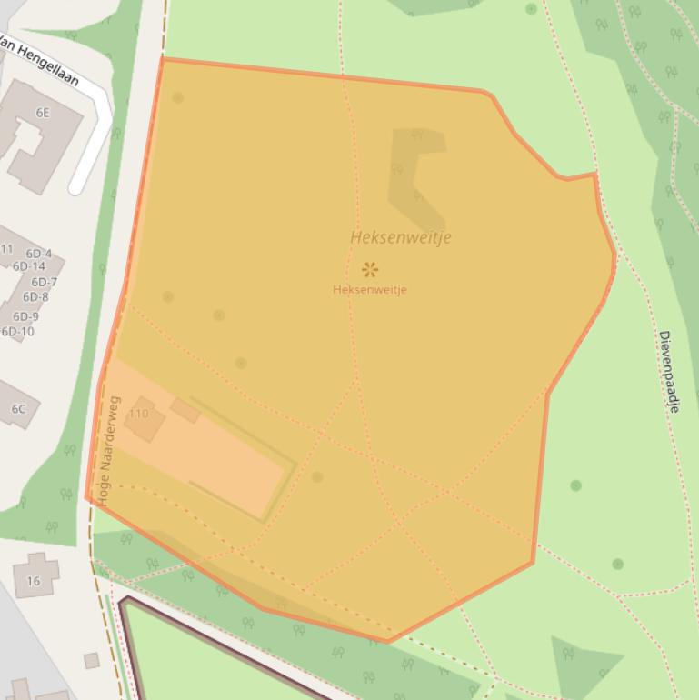 Kaart van postcodegebied 1217AJ.