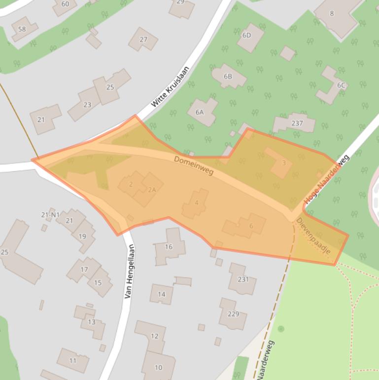 Kaart van postcodegebied 1217AK.