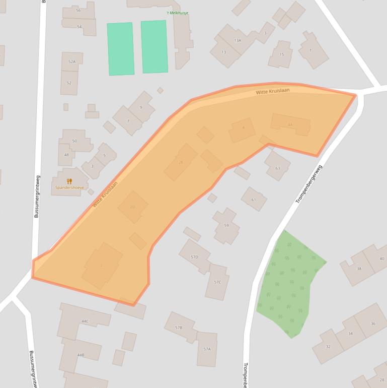 Kaart van postcodegebied 1217AN.