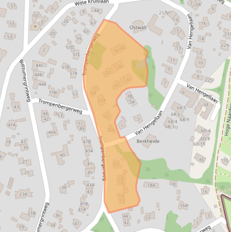 Kaart van postcodegebied 1217BG.