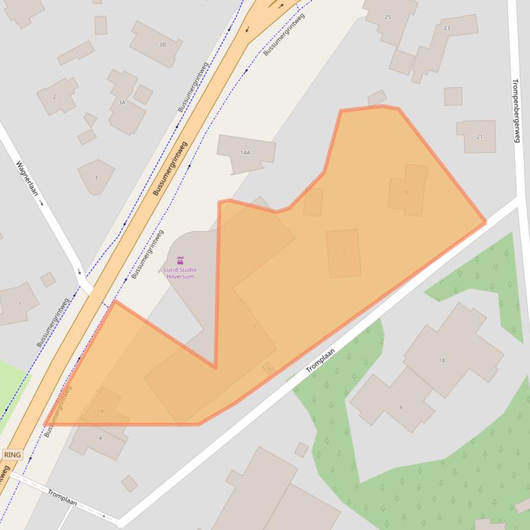 Kaart van postcodegebied 1217BH.