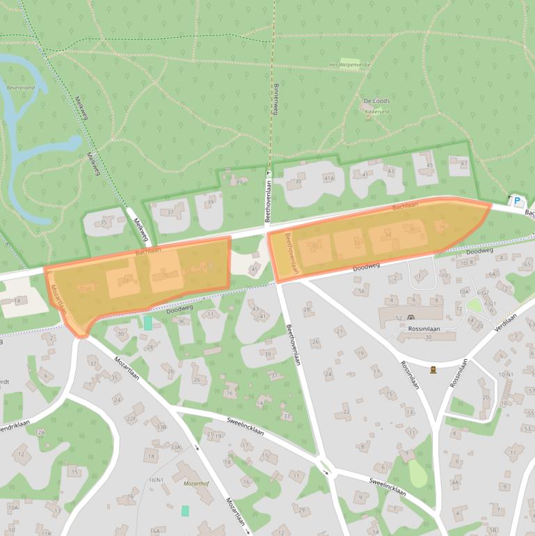 Kaart van postcodegebied 1217BX.