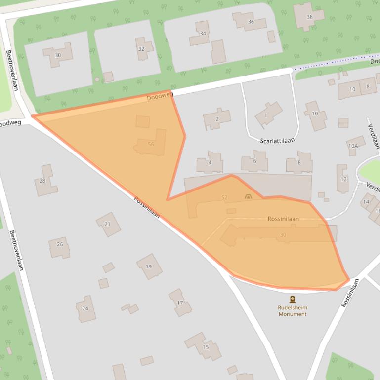 Kaart van postcodegebied 1217CC.