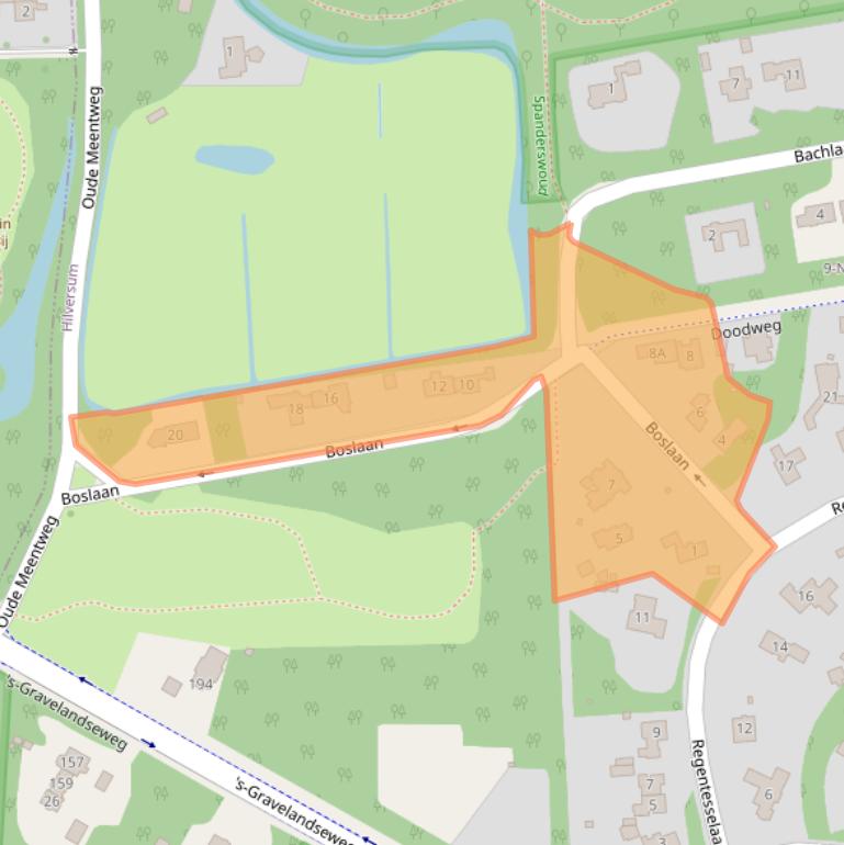 Kaart van postcodegebied 1217CV.