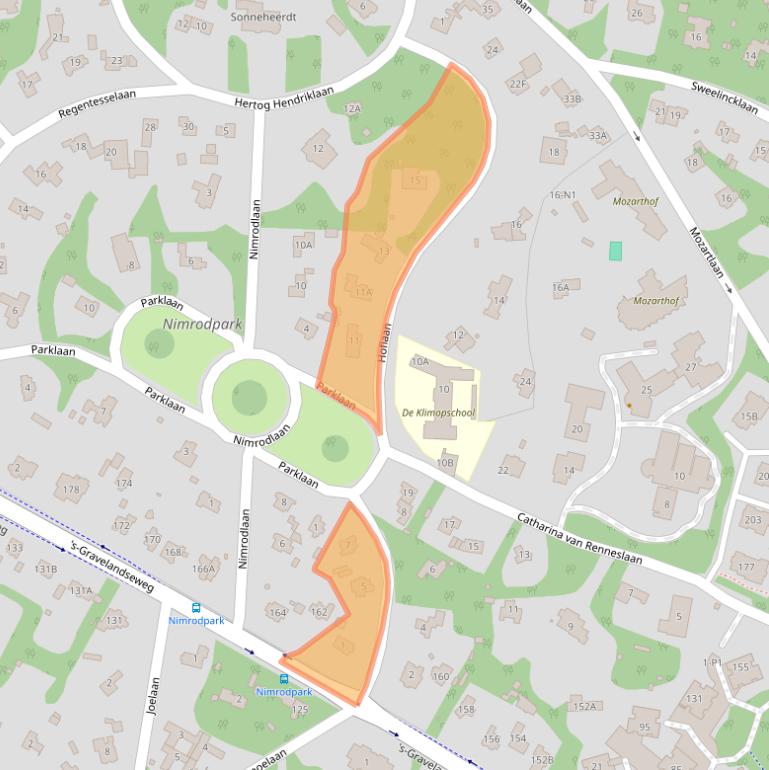 Kaart van postcodegebied 1217CZ.