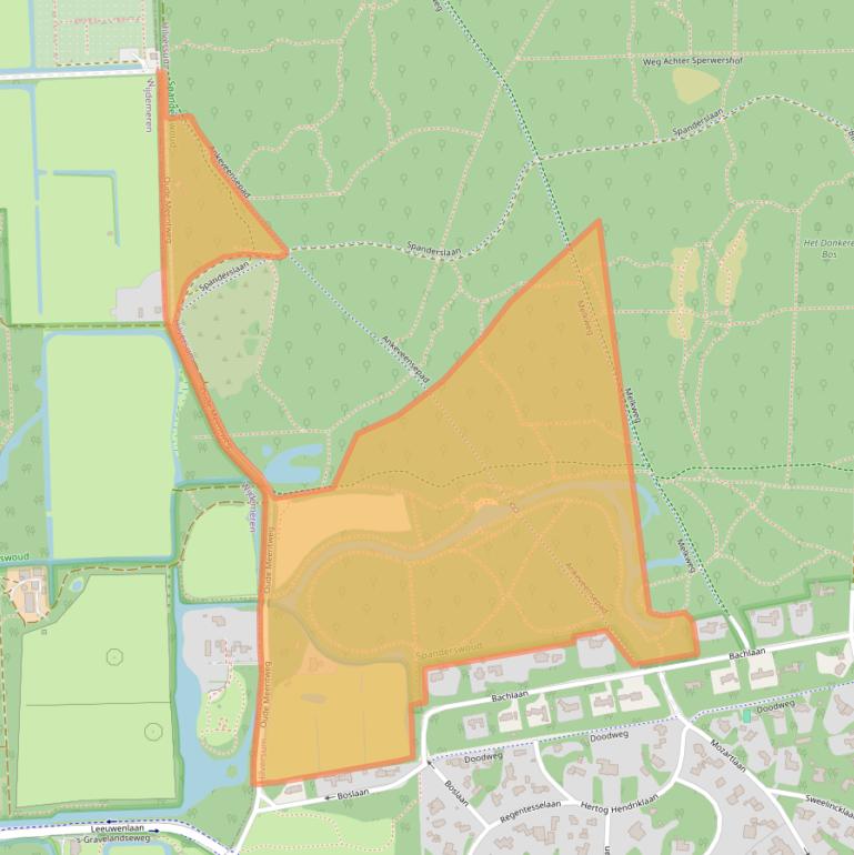 Kaart van postcodegebied 1217DA.