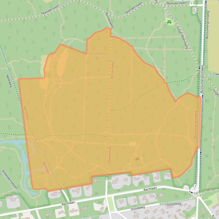 Kaart van postcodegebied 1217DE.