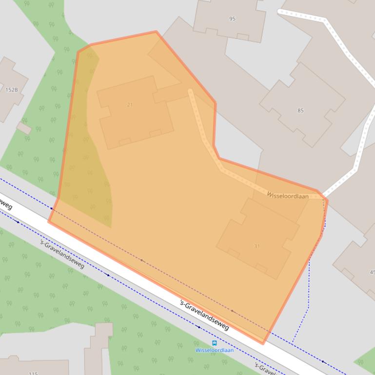 Kaart van postcodegebied 1217DJ.