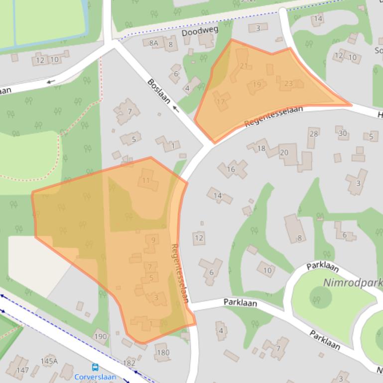 Kaart van postcodegebied 1217ED.