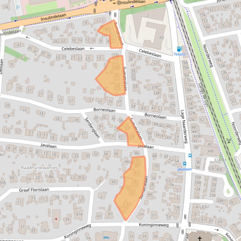 Kaart van postcodegebied 1217GP.