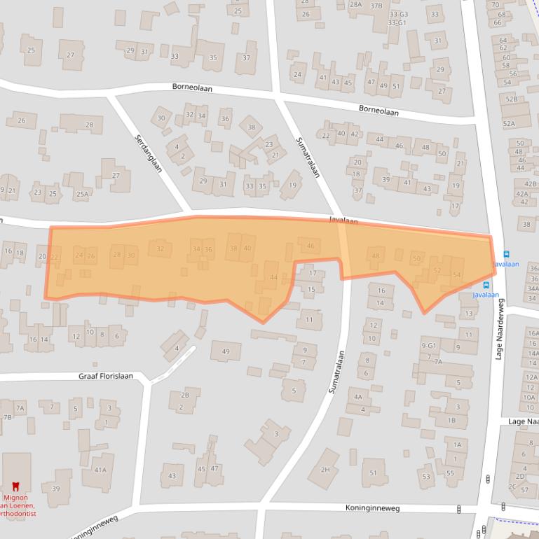 Kaart van postcodegebied 1217HG.