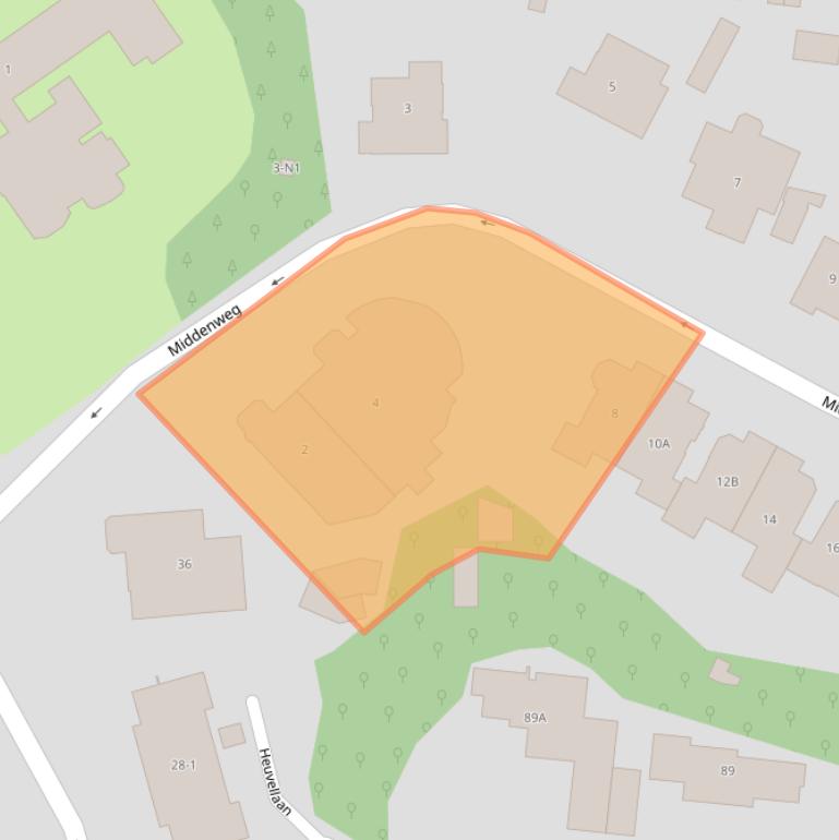 Kaart van postcodegebied 1217HT.