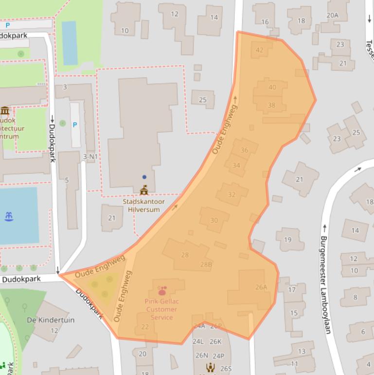 Kaart van postcodegebied 1217JD.