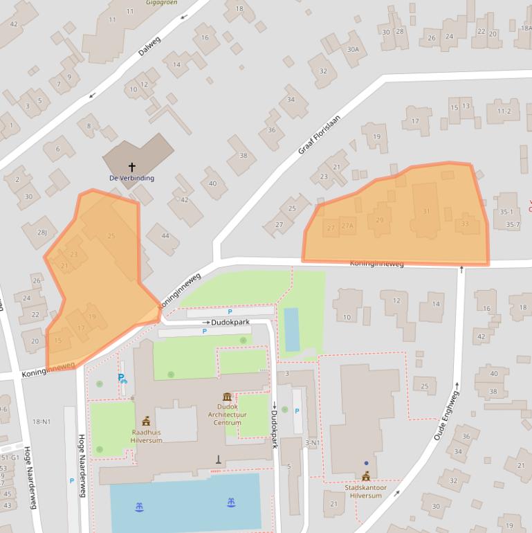 Kaart van postcodegebied 1217KR.