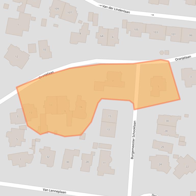 Kaart van postcodegebied 1217LV.