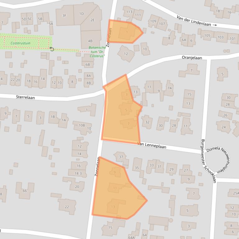 Kaart van postcodegebied 1217ND.