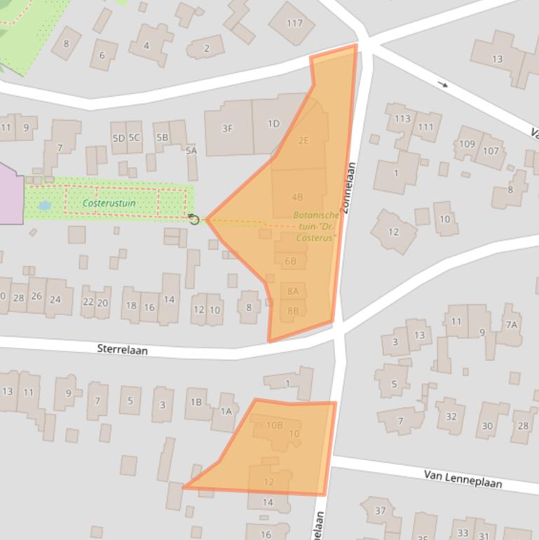 Kaart van postcodegebied 1217NG.