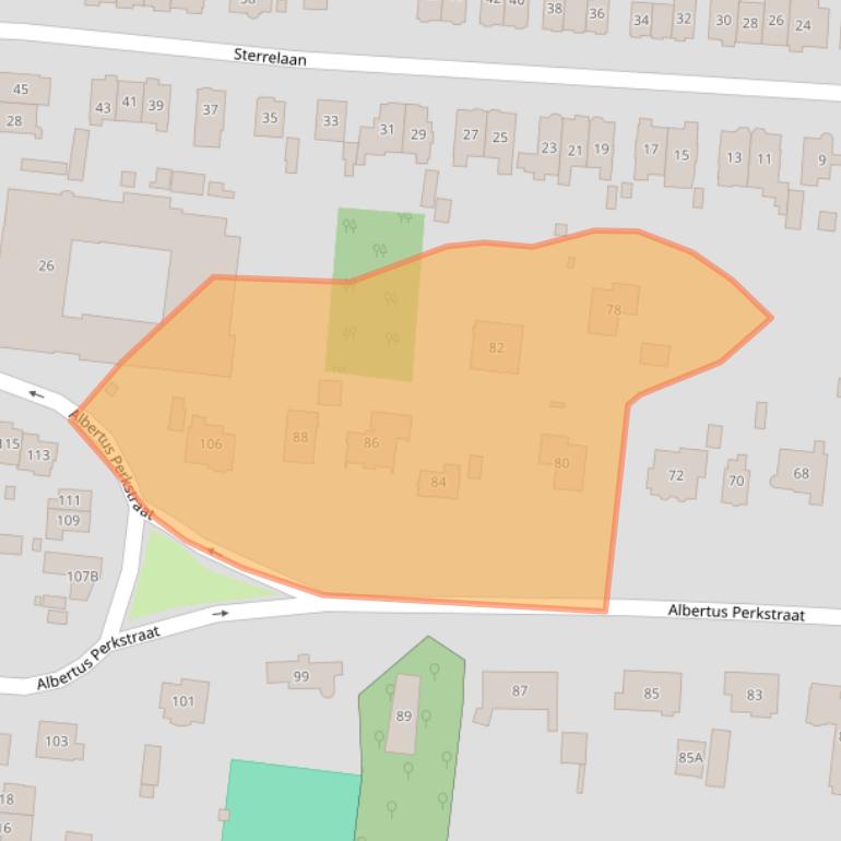 Kaart van postcodegebied 1217NW.