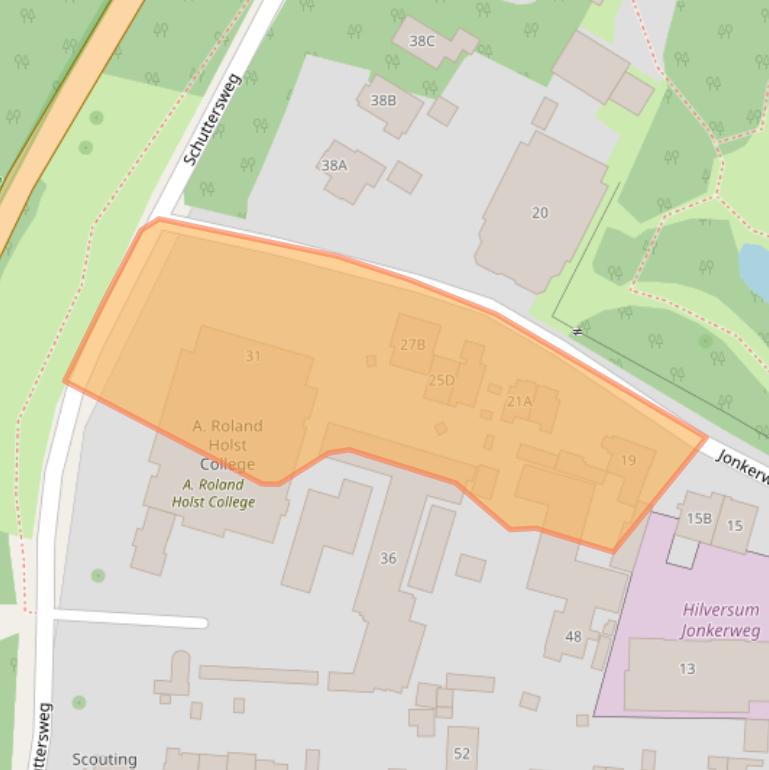 Kaart van postcodegebied 1217PM.