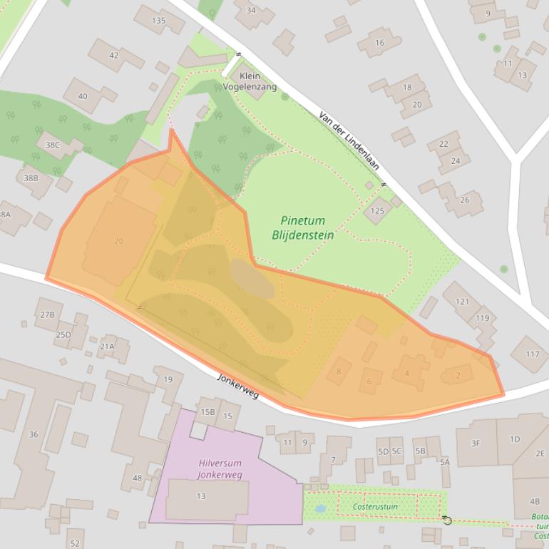 Kaart van postcodegebied 1217PN.