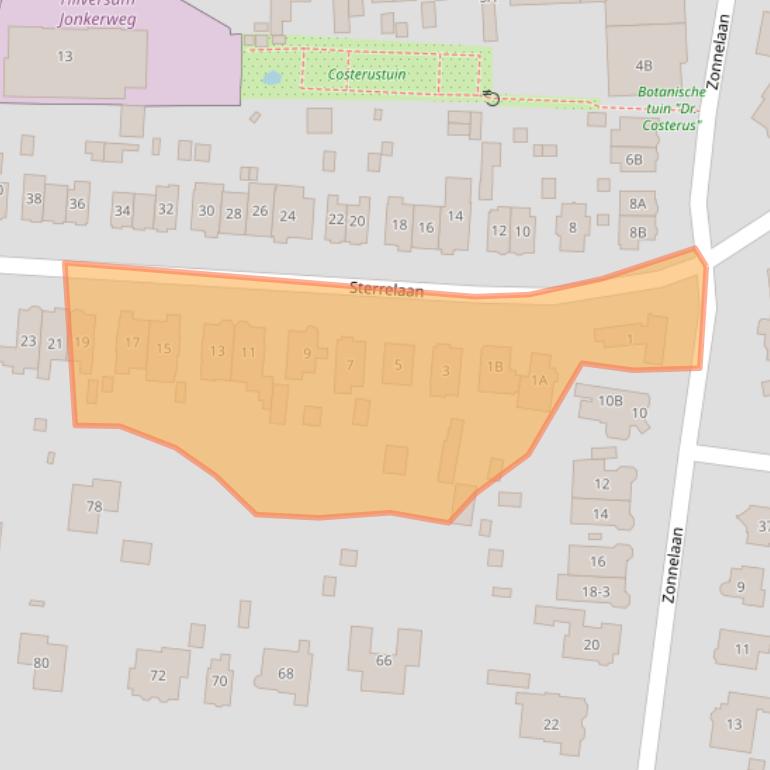 Kaart van postcodegebied 1217PP.