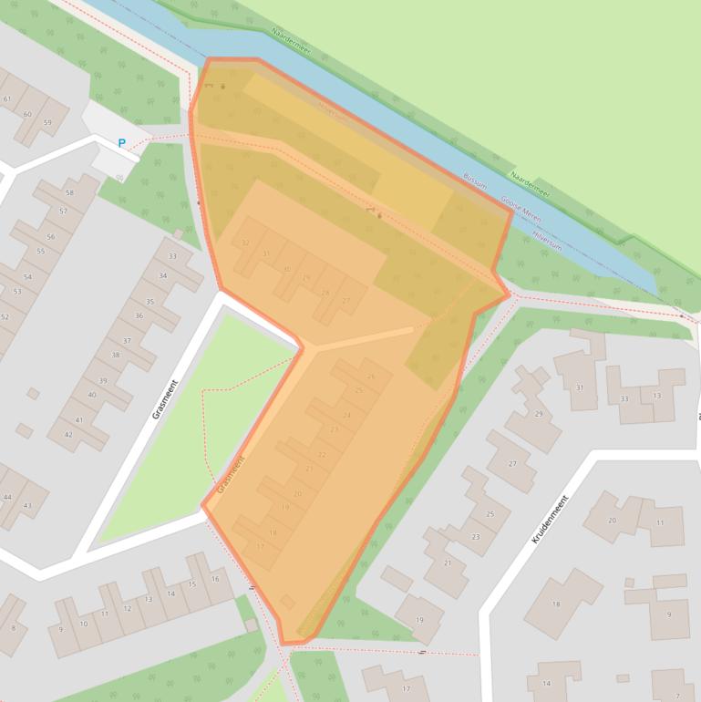 Kaart van postcodegebied 1218AB.