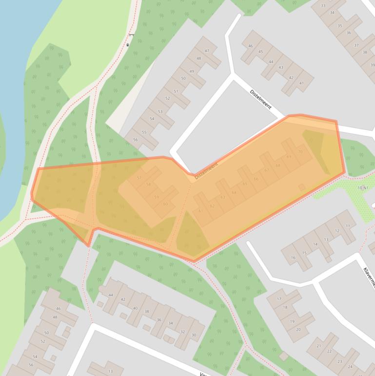 Kaart van postcodegebied 1218AK.