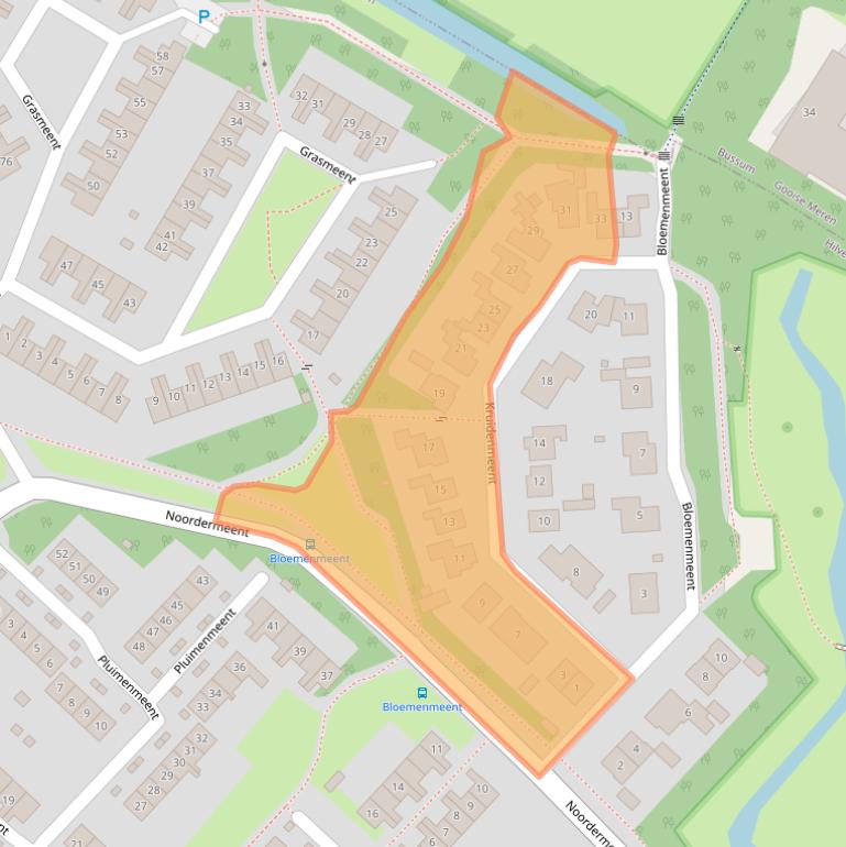 Kaart van postcodegebied 1218BB.