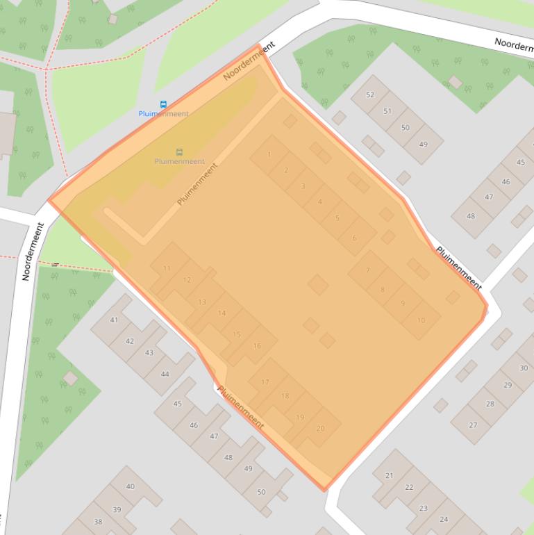 Kaart van postcodegebied 1218BJ.