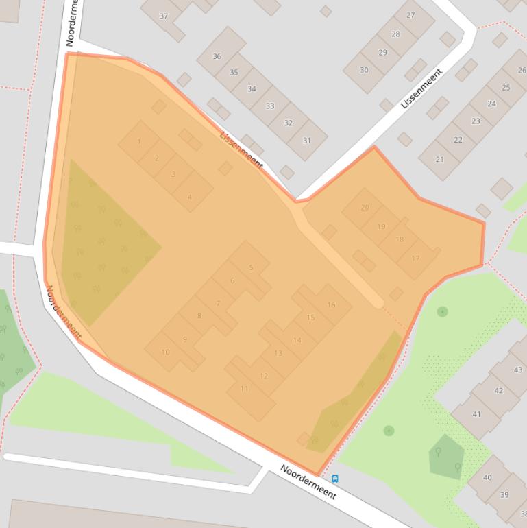 Kaart van postcodegebied 1218BM.