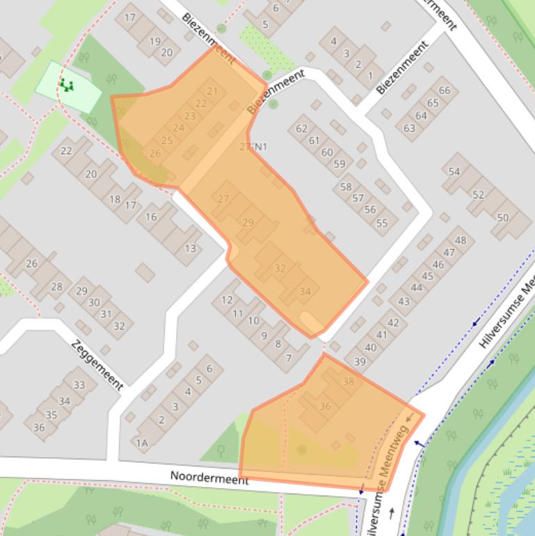 Kaart van postcodegebied 1218BS.