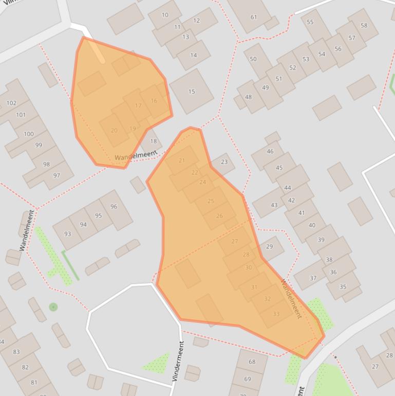 Kaart van postcodegebied 1218CN.
